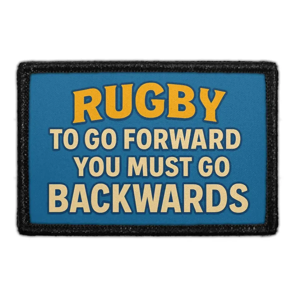 Pull Patch Rugby Forward Backward patch 3x2 – sport