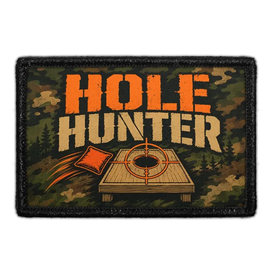 Pull Patch Hole Hunter patch med velcro 7,6x5 cm