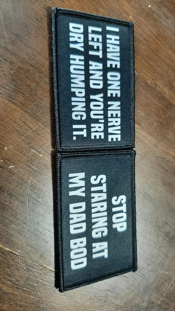 Pull Patch Dad 100% Essential patch med velcro