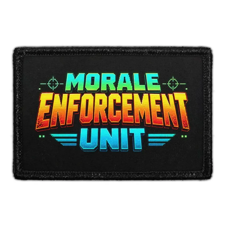 Pull Patch Morale Enforcement Unit patch 3x2