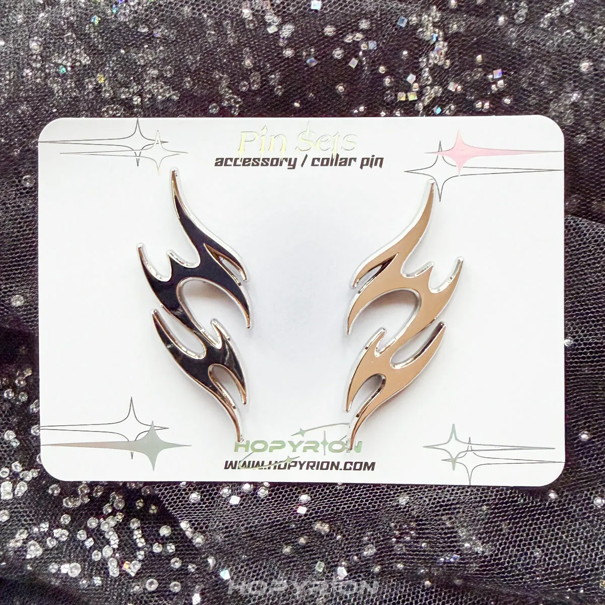 Hopyrion Cardiache pin sæt krave 4 cm