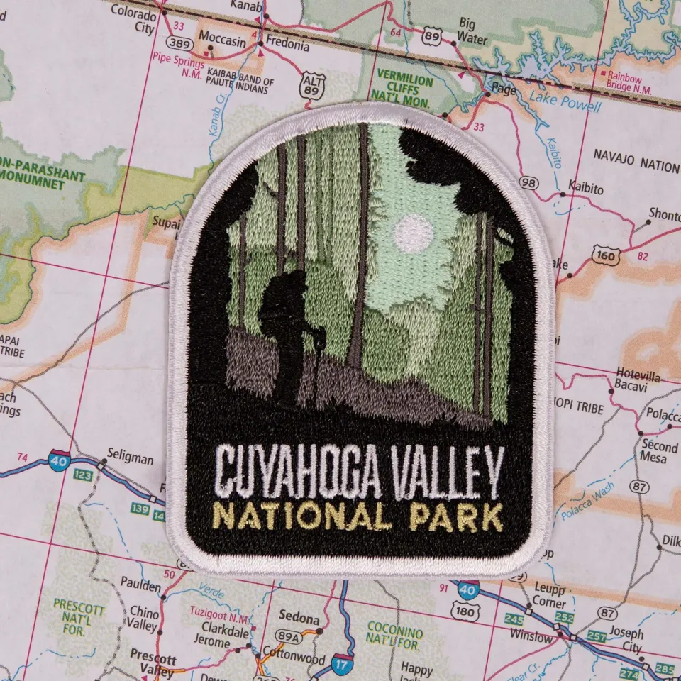Vagabond Heart Cuyahoga Valley strygemærke broderi