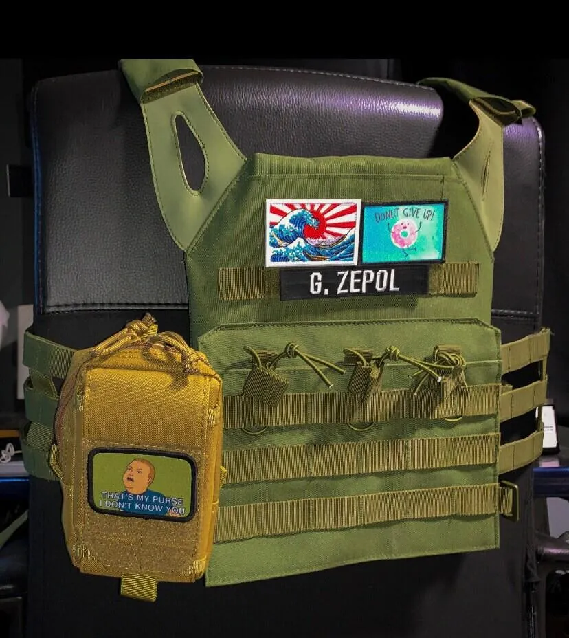 Pull Patch Meet Me At The Bar velcro patch humor