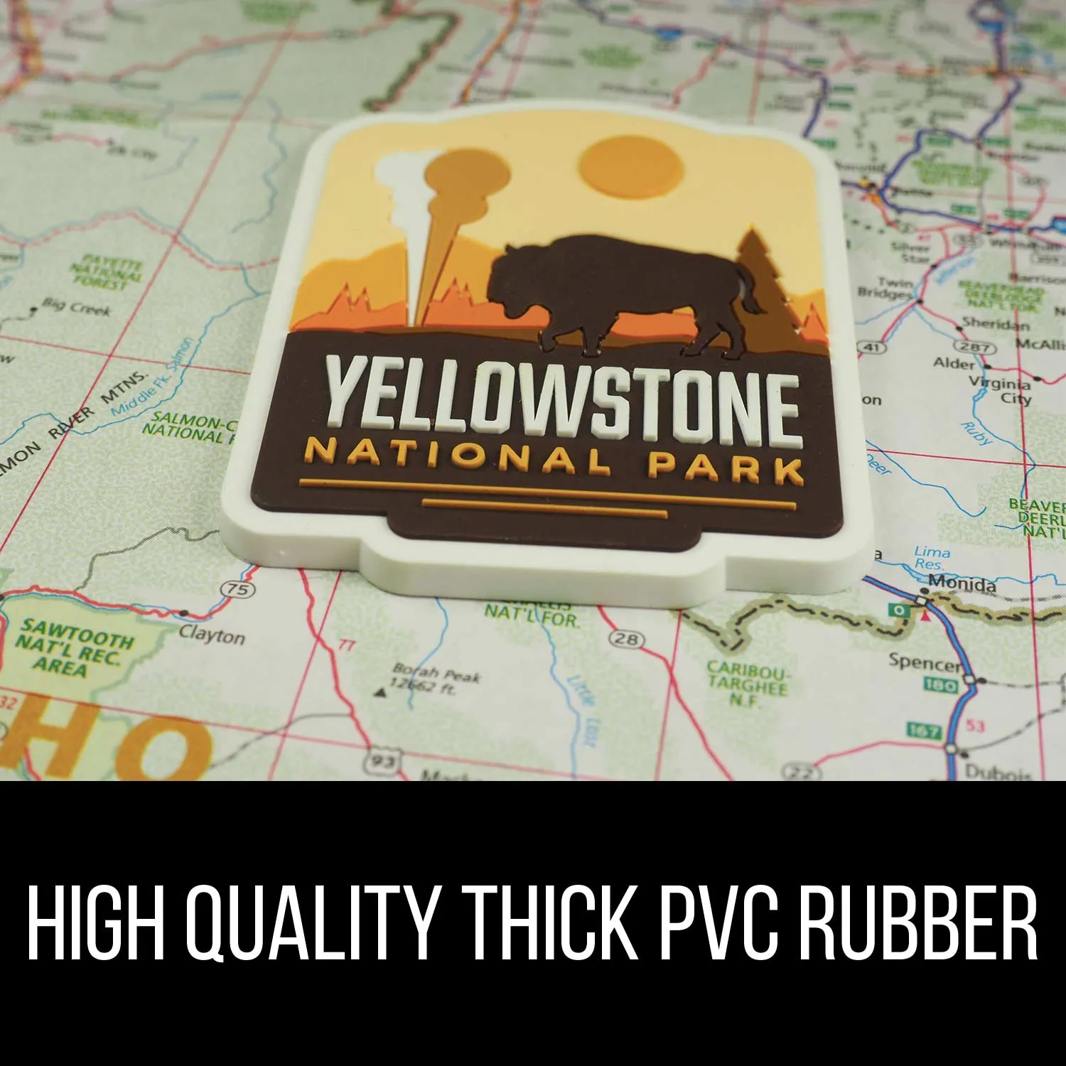Vagabond Heart Yellowstone køleskabsmagnet 70x57 mm PVC