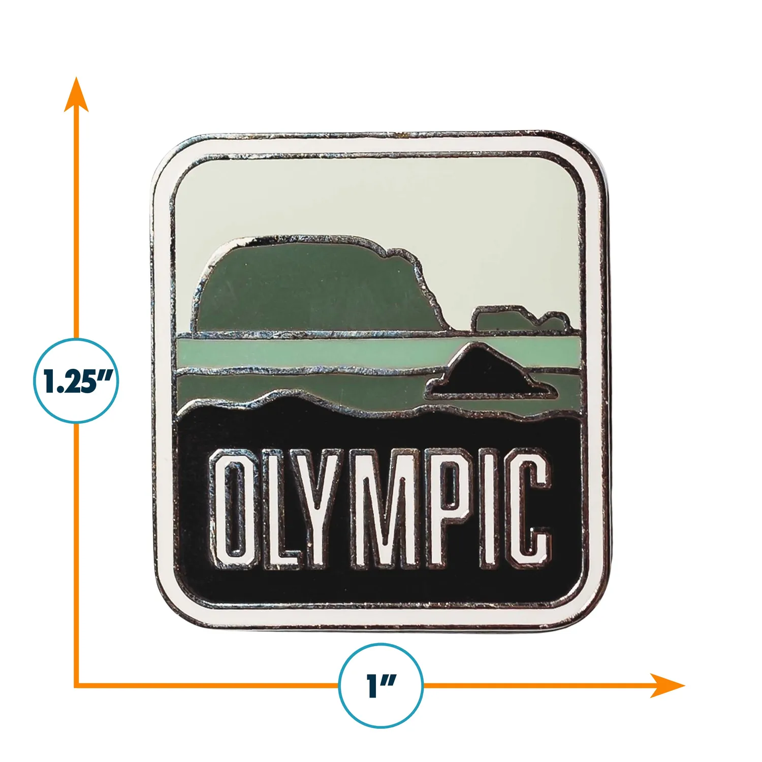 Vagabond Heart Olympic National Park emaljepin hard emalje