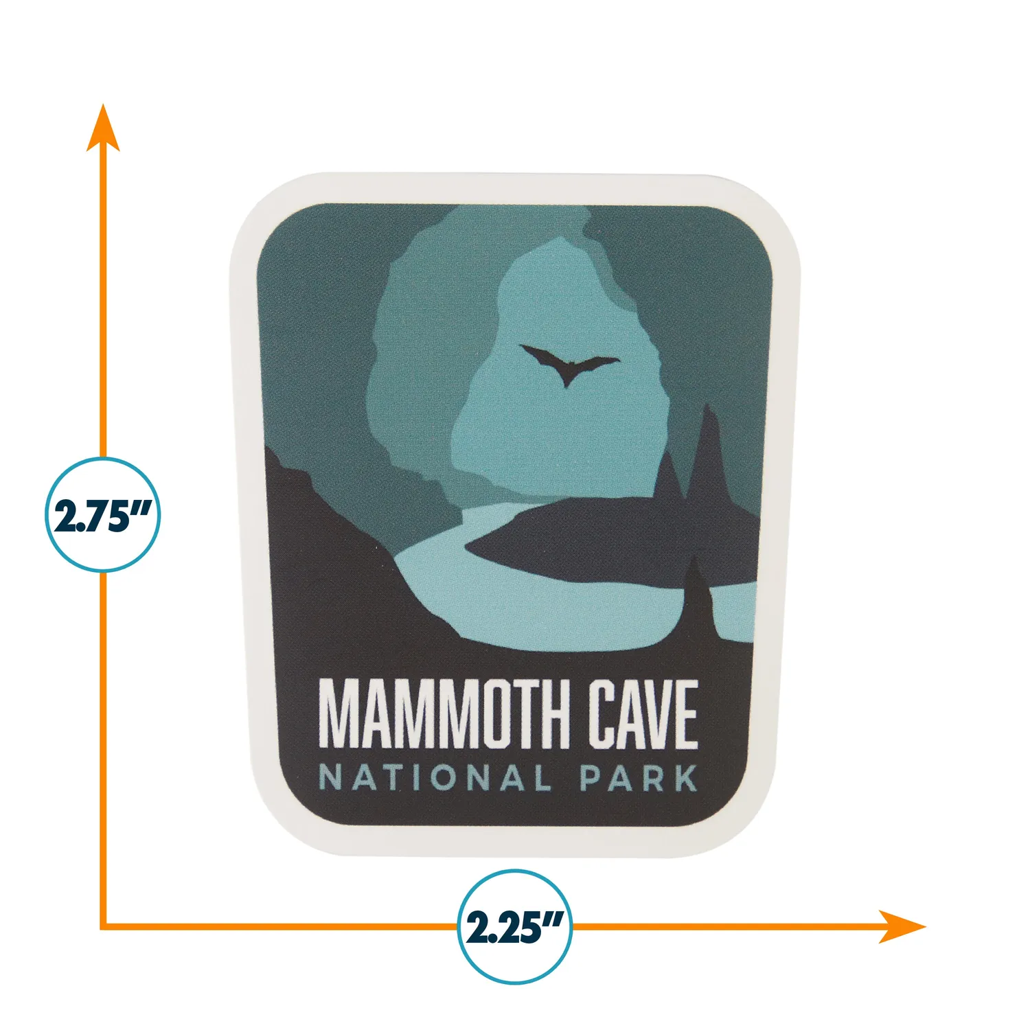 Vagabond Heart Mammoth Cave National Park klistermærke vejrbestandig