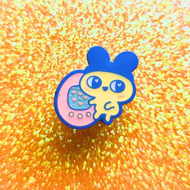 Appleminte Mametchi Tama emaljepin 25 mm epoxy