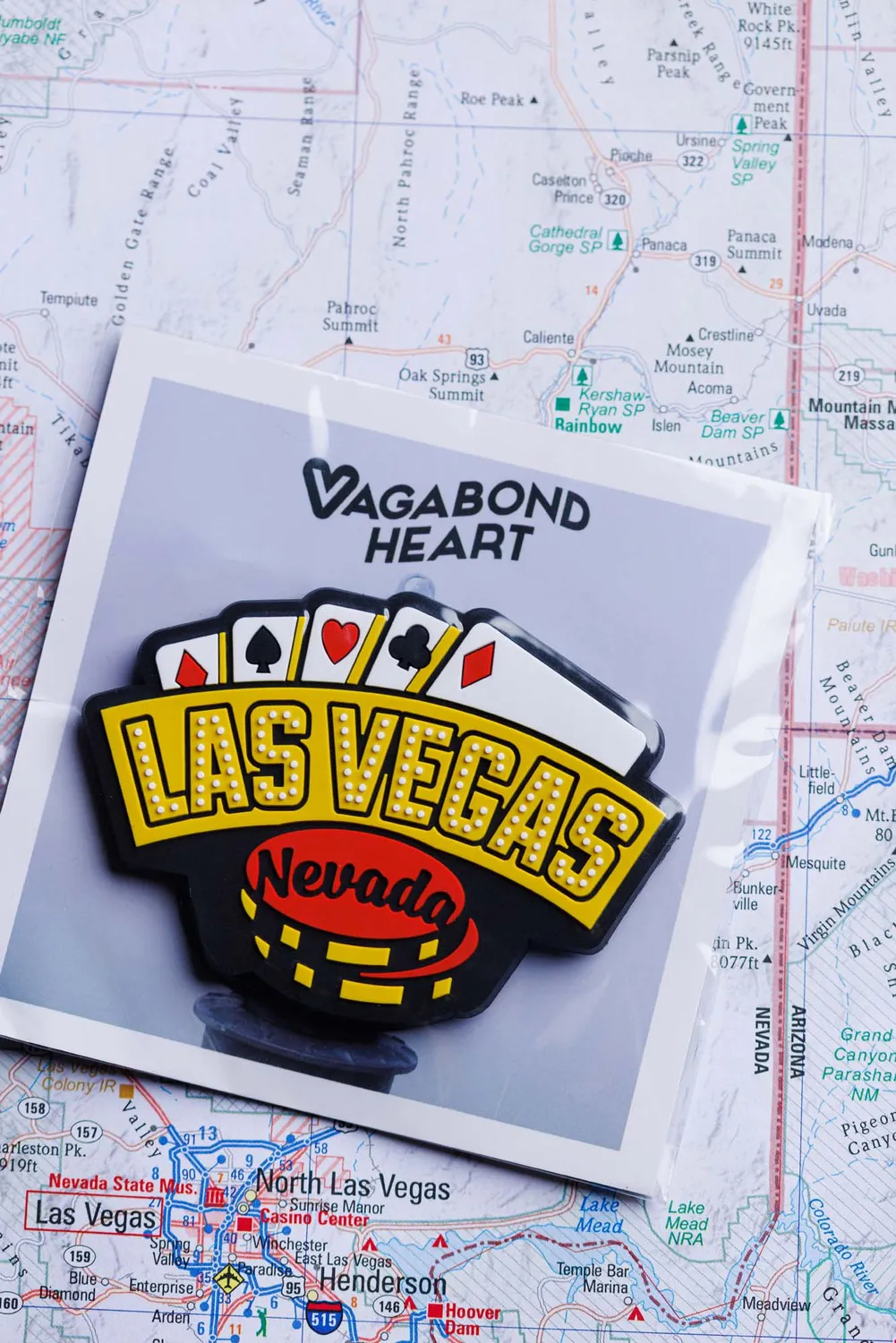 Vagabond Heart Las Vegas magnet køleskabsmagnet 57x76