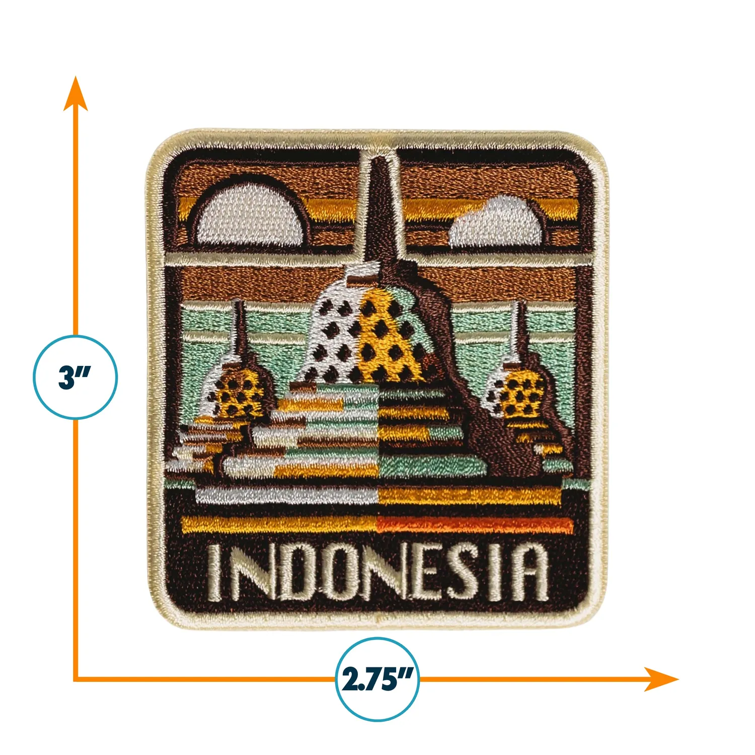 Vagabond Heart Indonesia strygemærke 76 mm