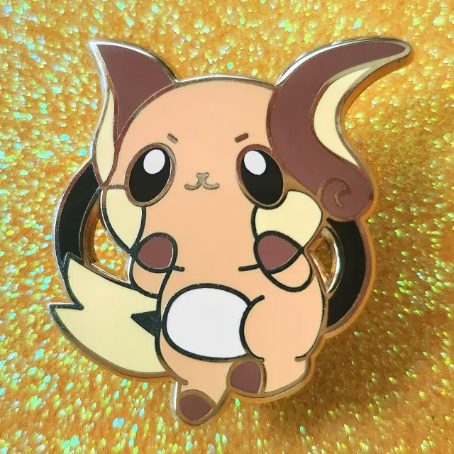 Appleminte Raichu pin hård emalje guld