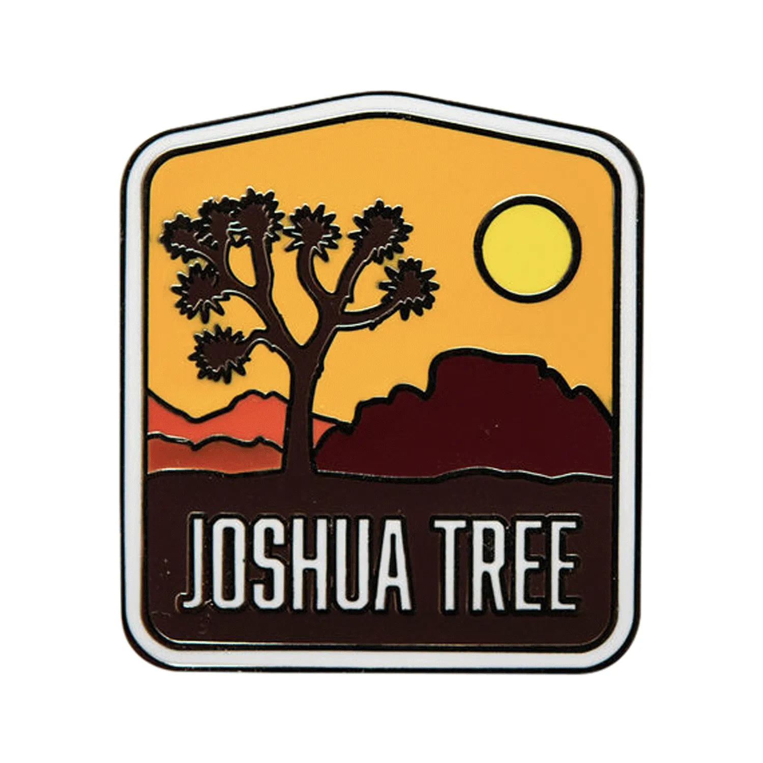 Vagabond Heart Joshua Tree National Park pin emalje