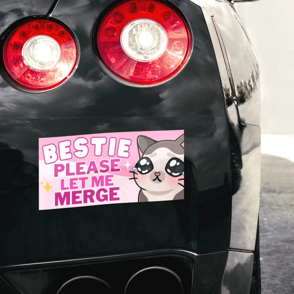 Appleminte Bestie bumper klistermærke vinyl 20 cm