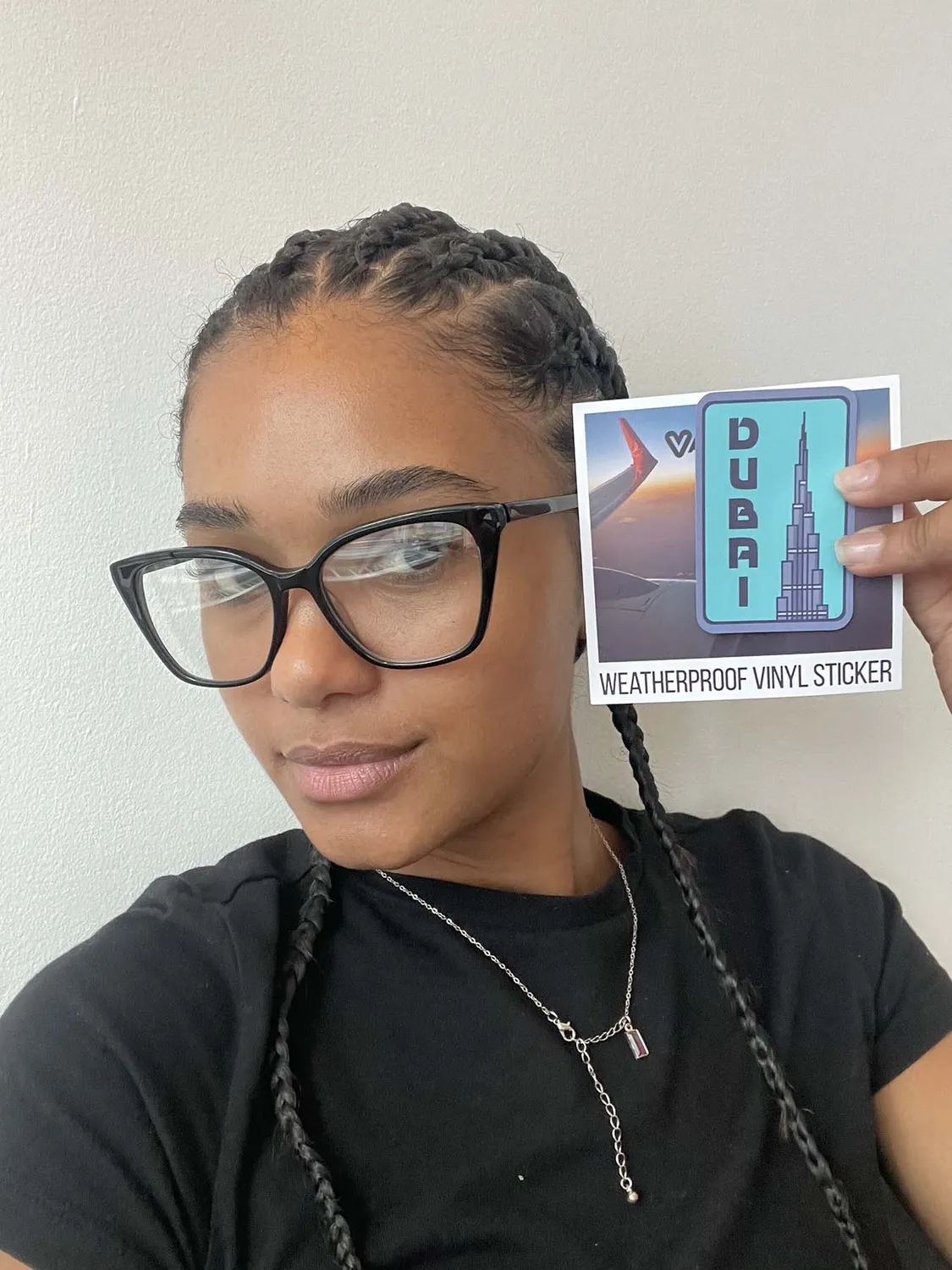 Vagabond Heart Dubai sticker klistermærke Burj Khalifa