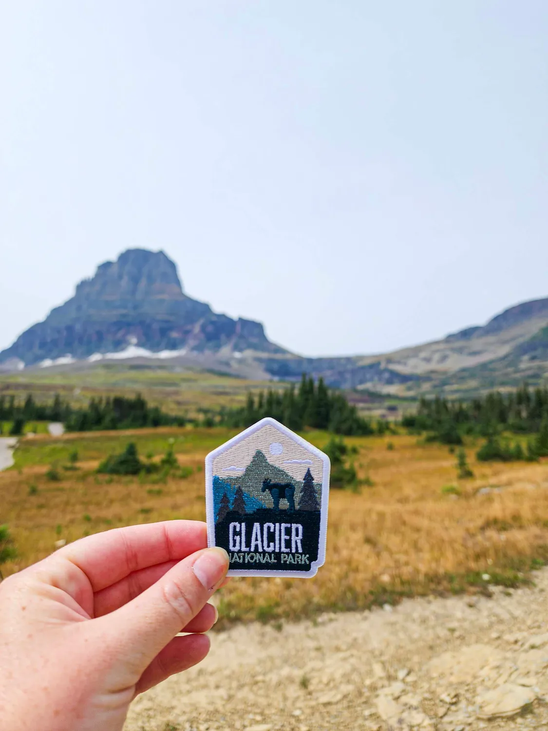 Vagabond Heart Glacier National Park strygemærke broderet