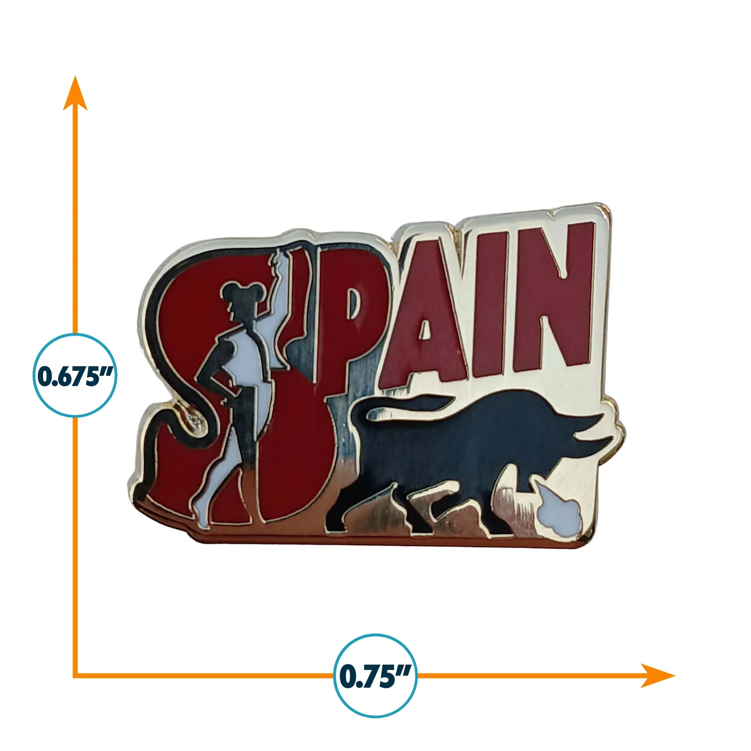 Vagabond Heart Spain emalje pin matador