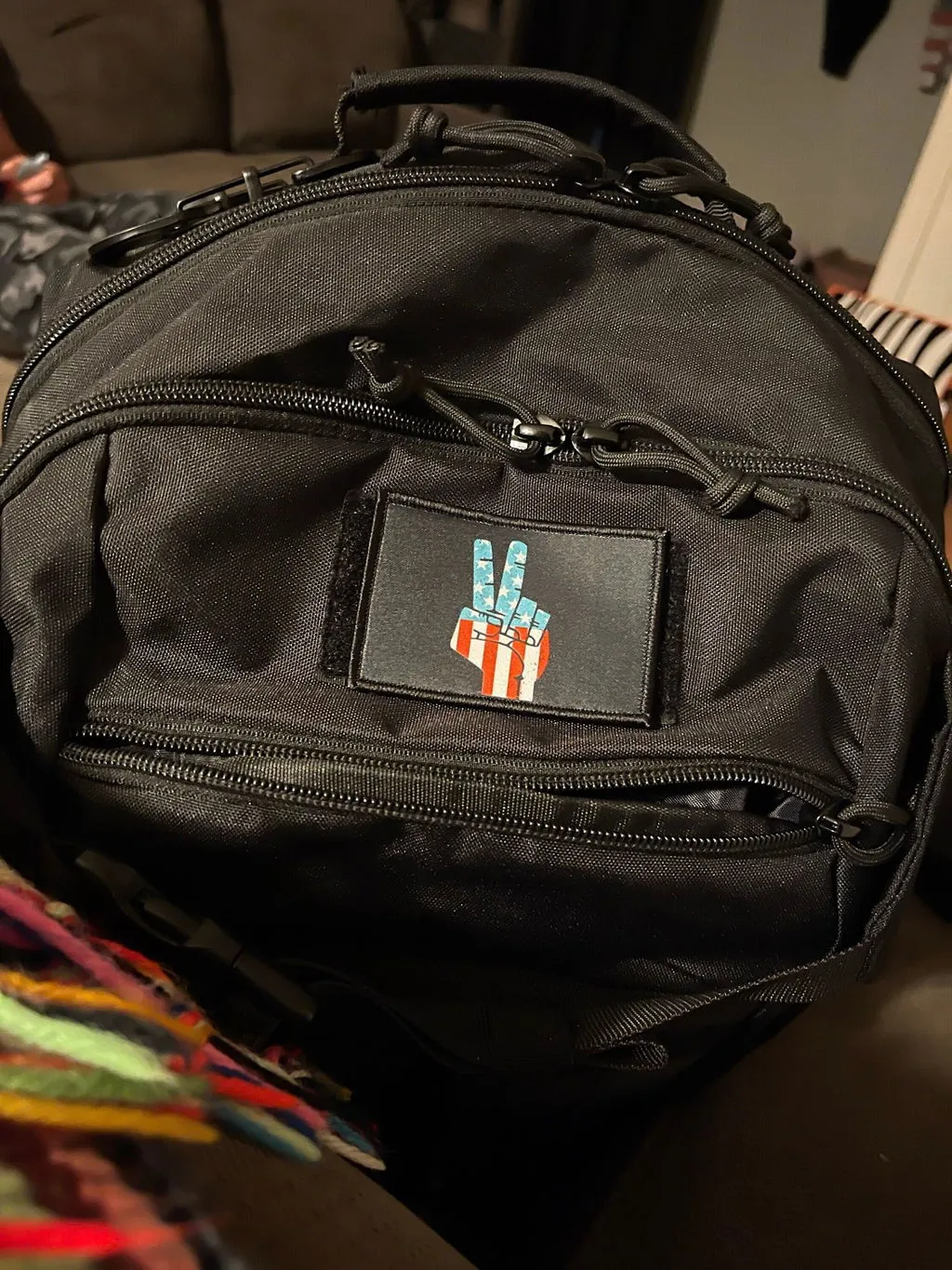 Pull Patch Merica patch med velcro tekst