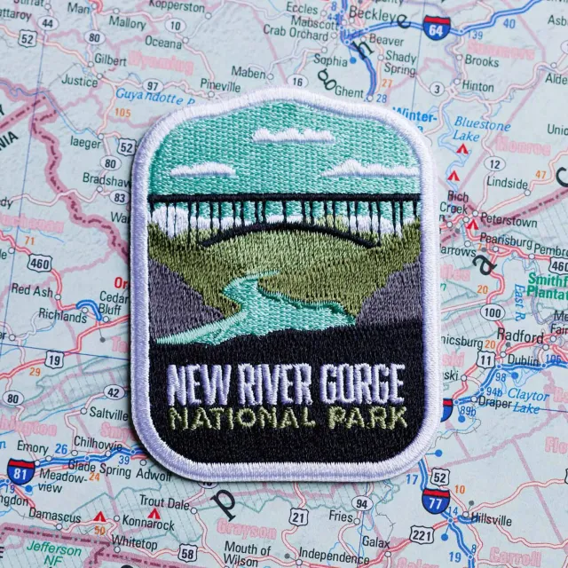 Vagabond Heart New River Gorge patch 70x51 mm