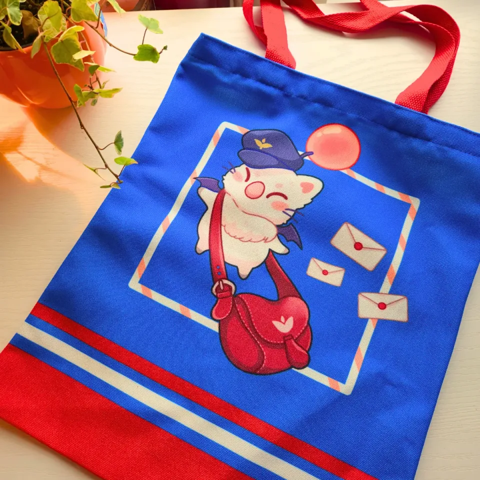 Appleminte Moogle Mail mulepose canvas 33x40 cm