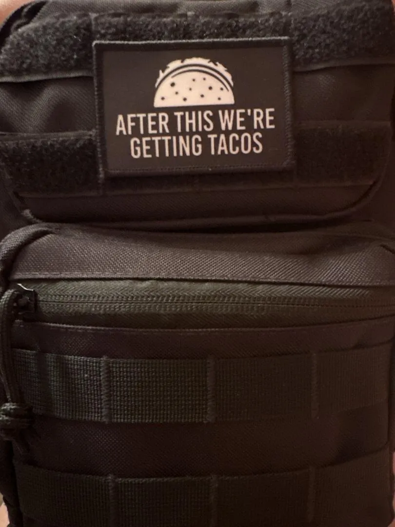 Pull Patch After This We're Getting Hot Wings patch 76mm velcro