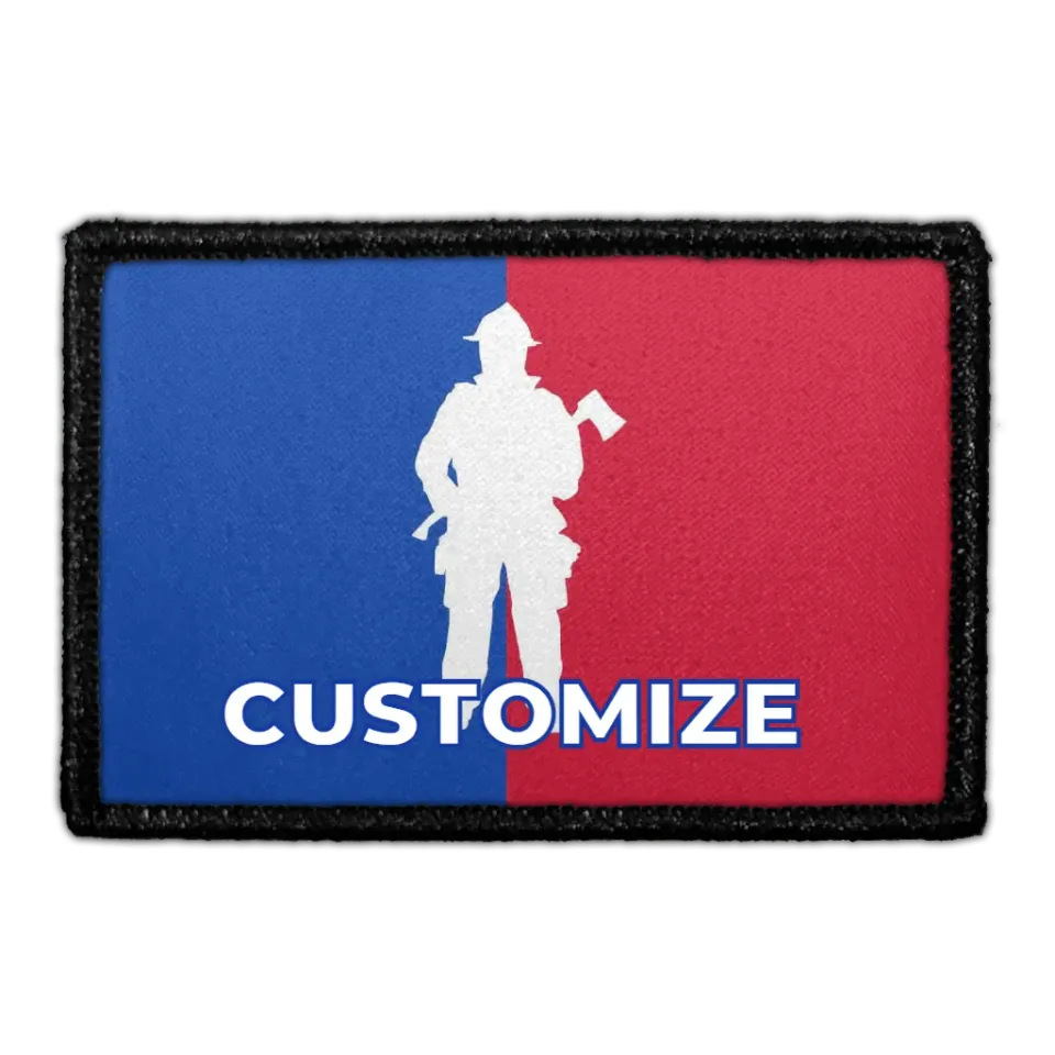 Pull Patch Custom Fireman League patch brandmand