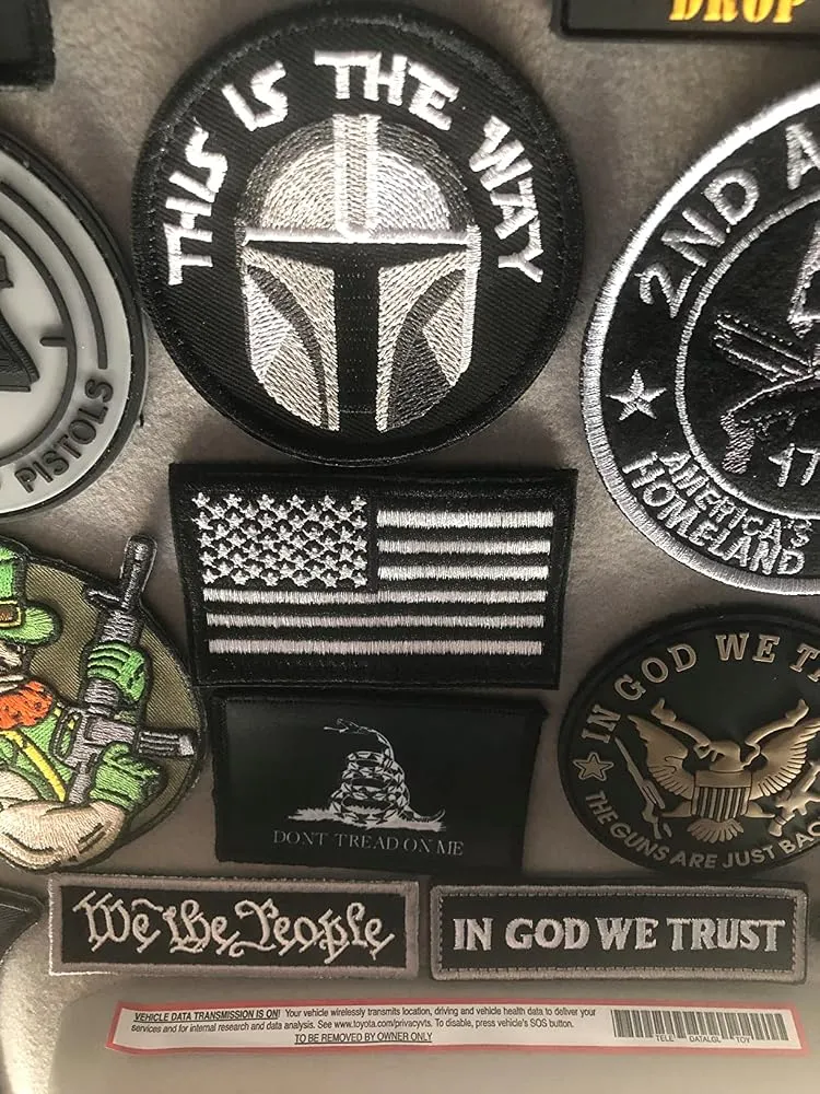 Pull Patch Merica patch med velcro tekst