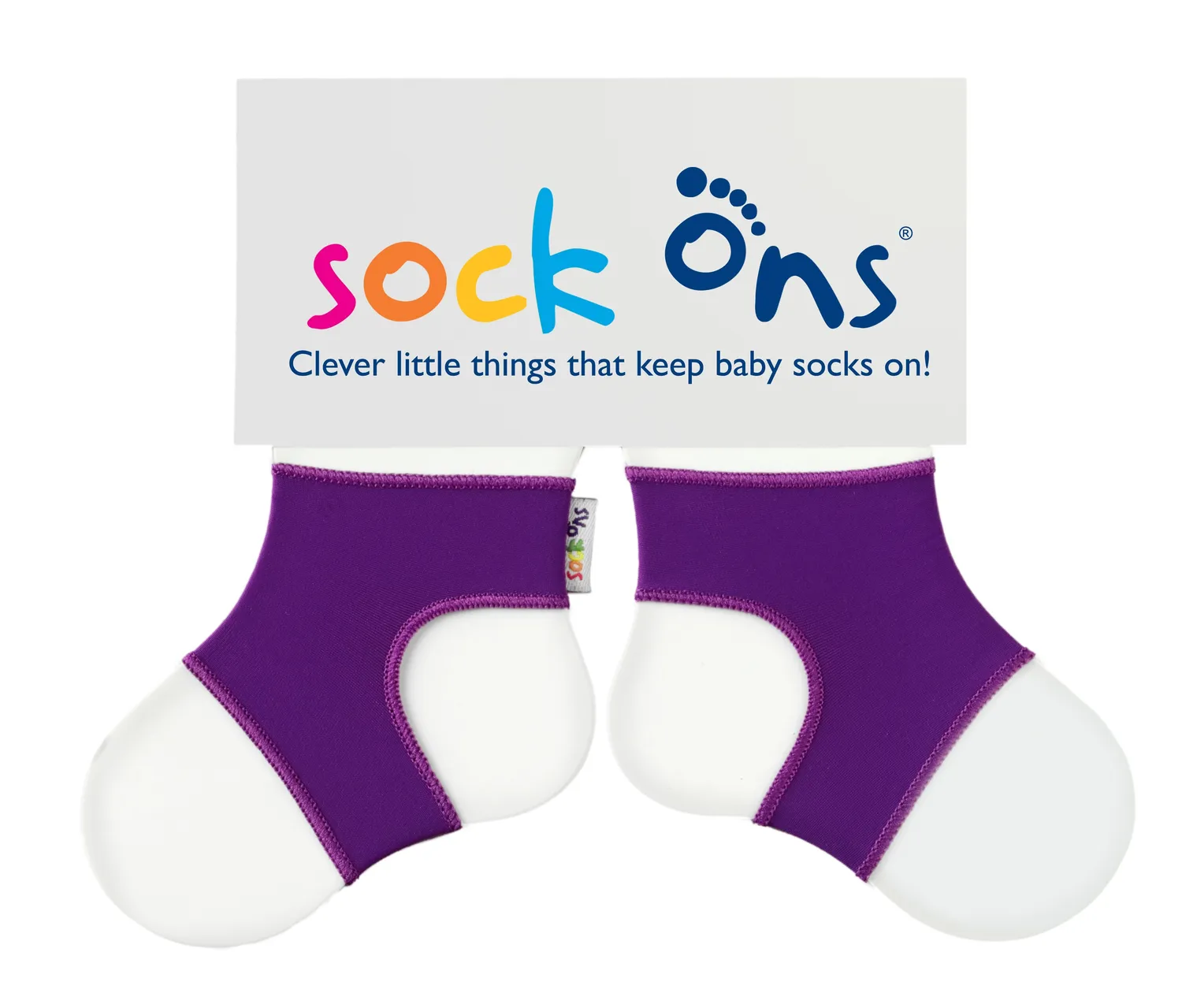 Sock Ons Brights sokkeholder 6-12 mdr rød