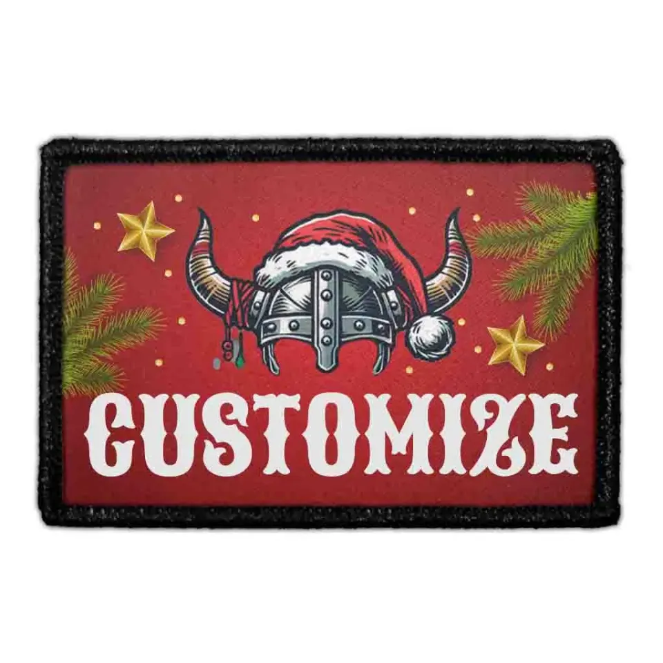 Pull Patch Christmas Viking patch med velcro