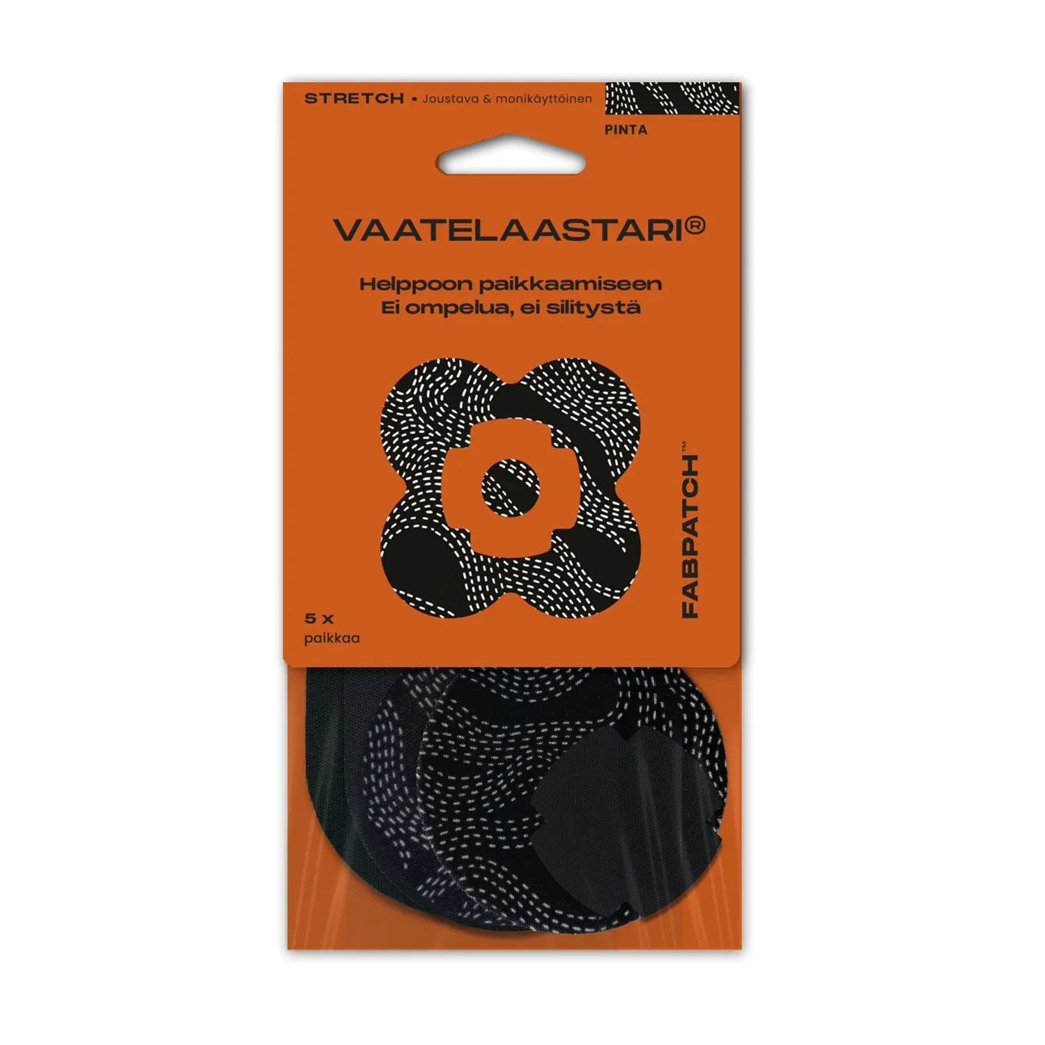 FabPatch PINTA lapper mønster 5 stk stretch