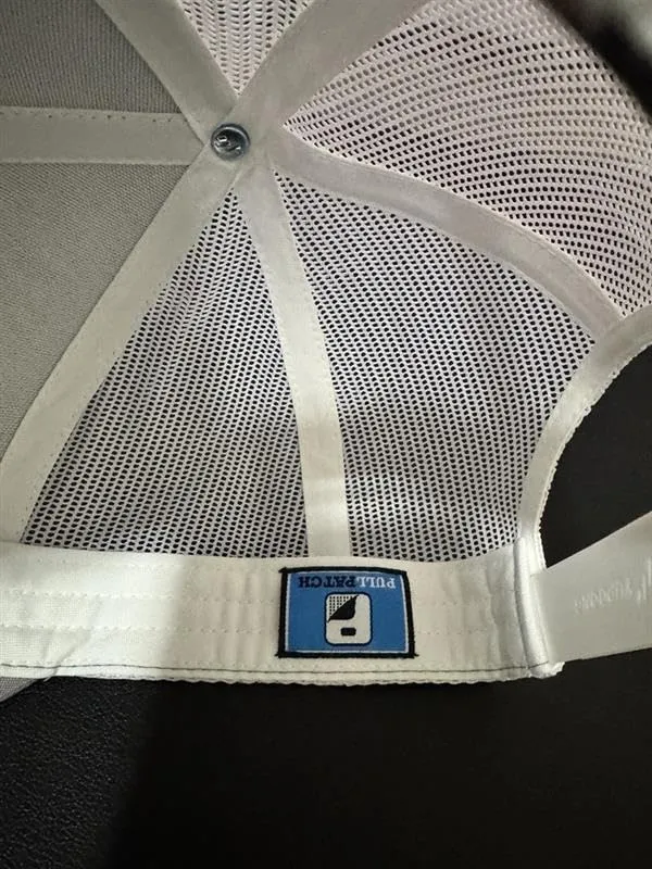 Pull Patch Trucker Curved Bill Snapback kasket heather sort mesh