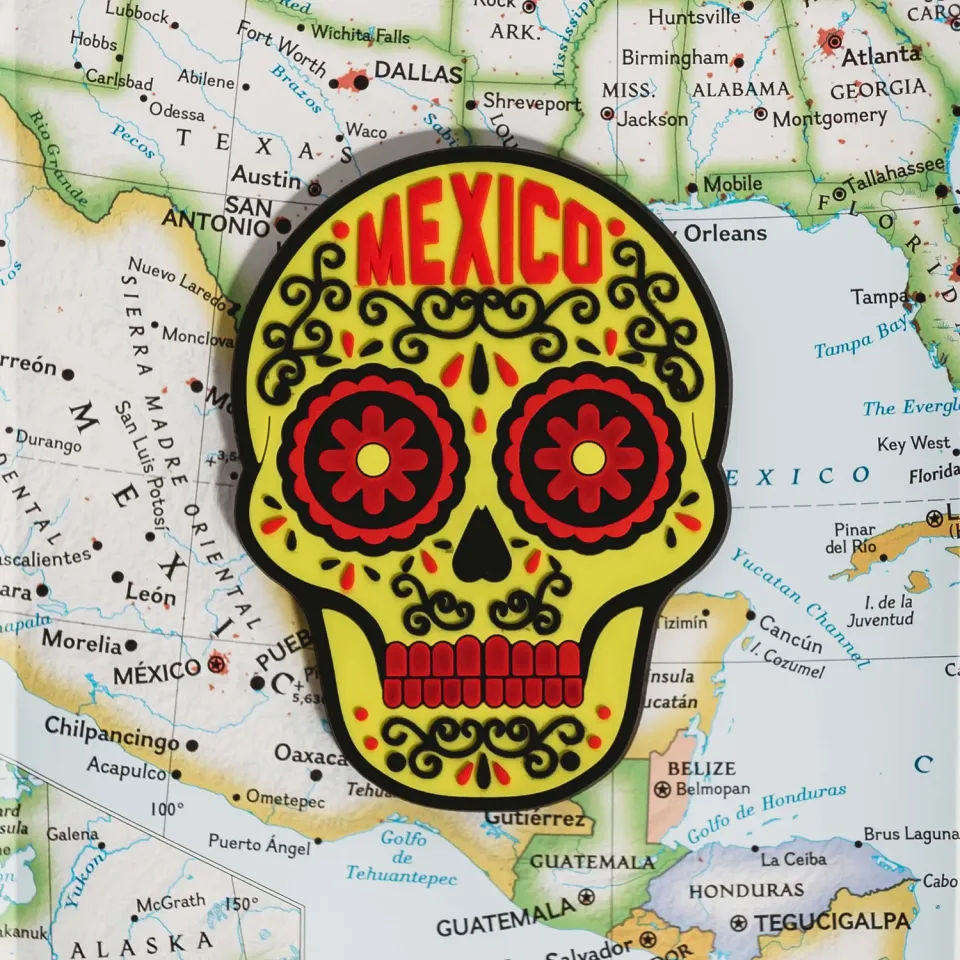 Vagabond Heart Mexico køleskabsmagnet 76x57 mm