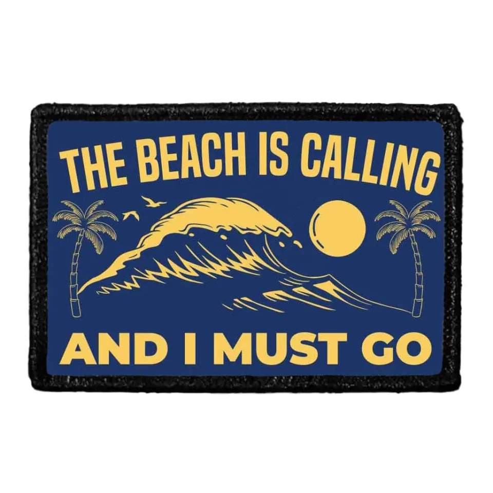 Pull Patch Beach Is Calling patch med velcro ferie