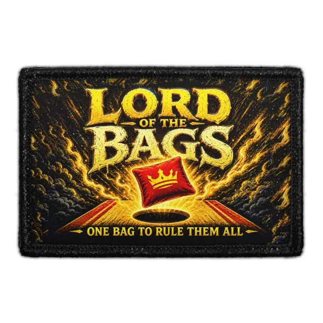 Pull Patch Lord of the Bags patch 3x2 cornhole
