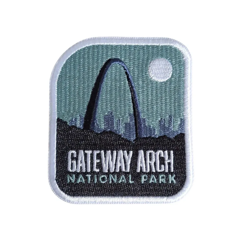 Vagabond Heart Gateway Arch strygemærke broderet