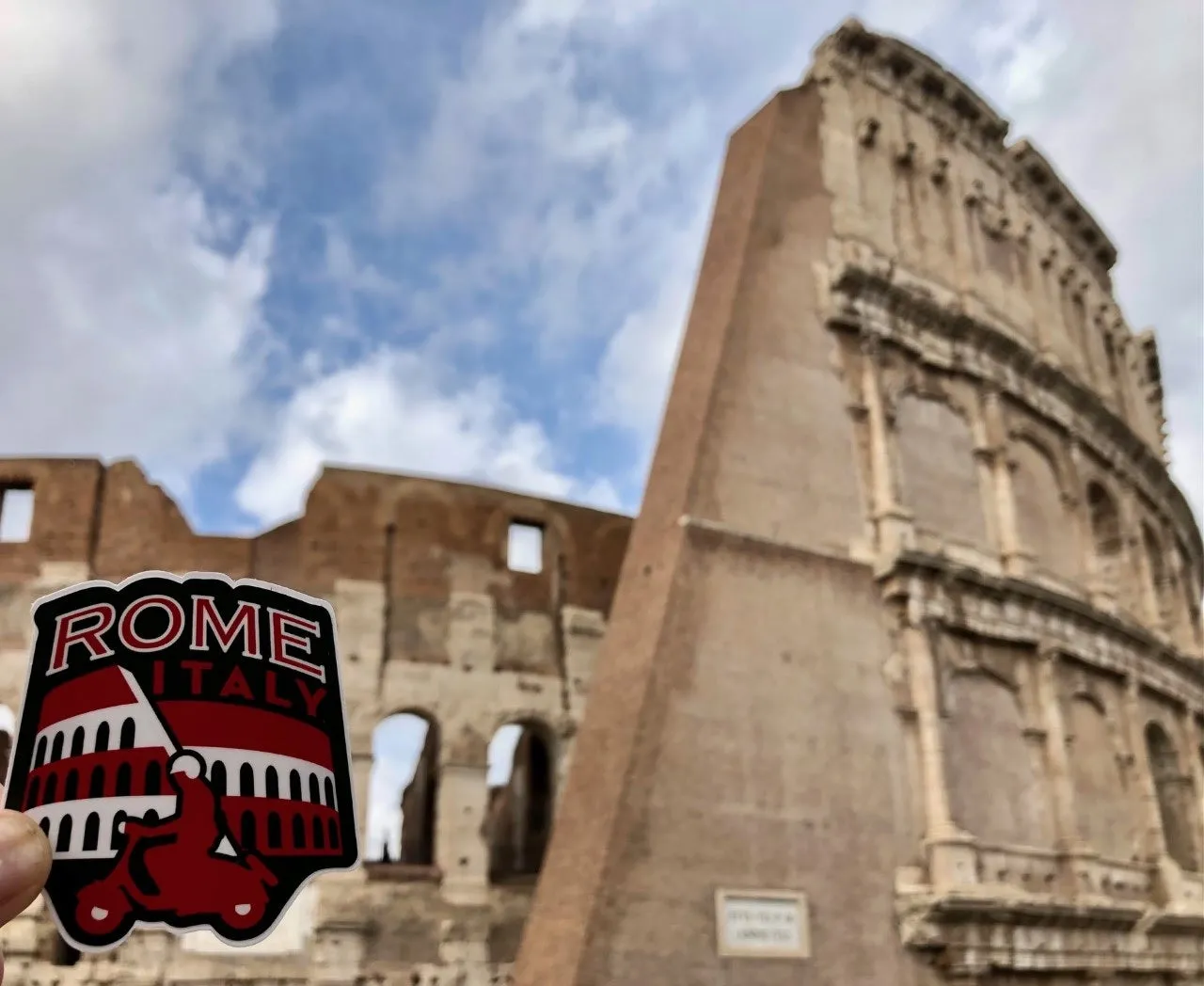 Vagabond Heart Rome klistermærke vinyl Colosseum
