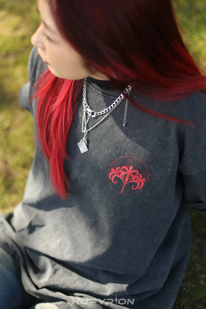 Hopyrion Serpent's Bloom t-shirt oversize bomuld