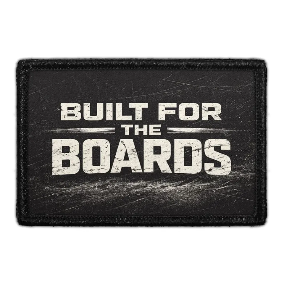 Pull Patch Built for the Boards patch ishockey