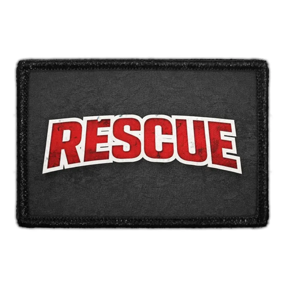 Pull Patch Rescue patch med velcro til uniform