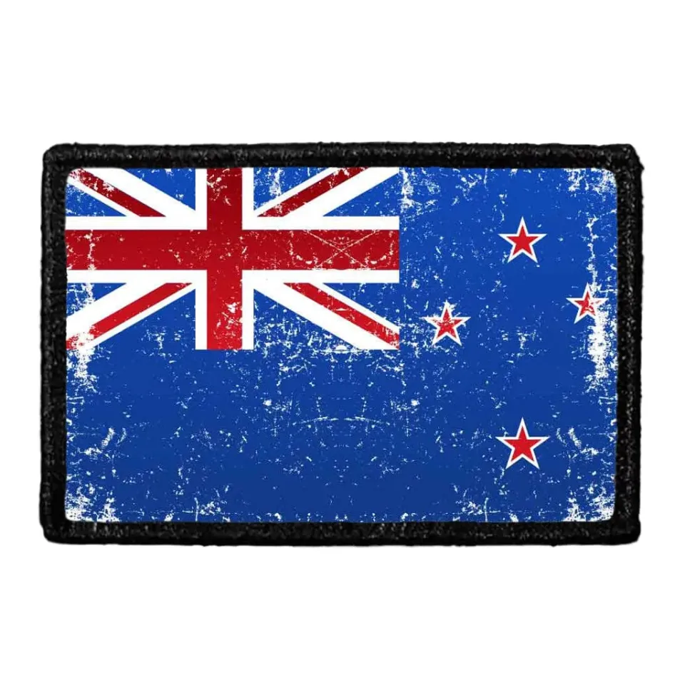 Pull Patch New Zealand Flag patch vintage 76 mm