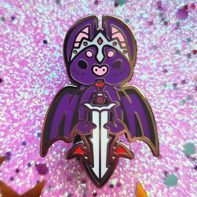 Appleminte RPG Dark Knight pin hård emalje sort nikkel