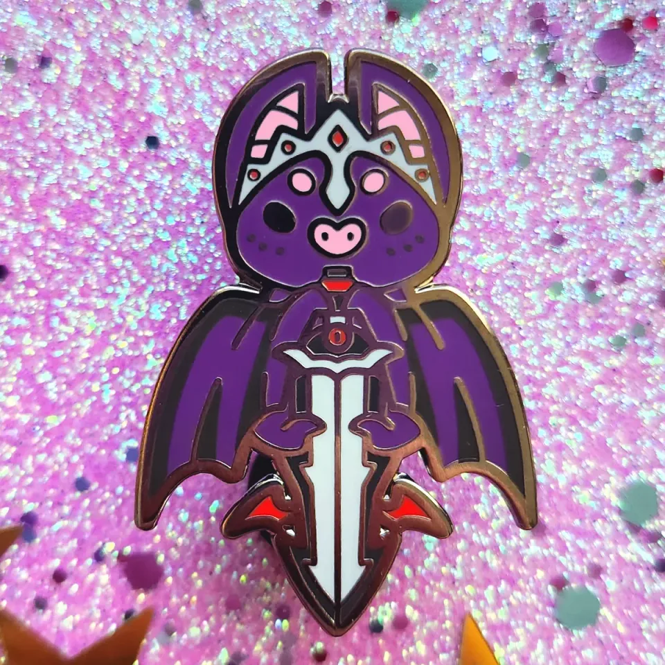 Appleminte RPG Dark Knight pin hård emalje sort nikkel