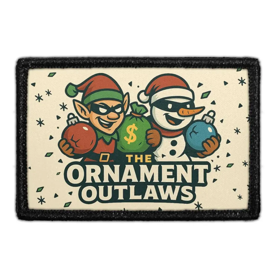 Pull Patch Ornament Outlaws patch med velcro jul