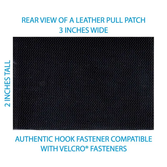 Pull Patch American Flag Leather patch læderlook