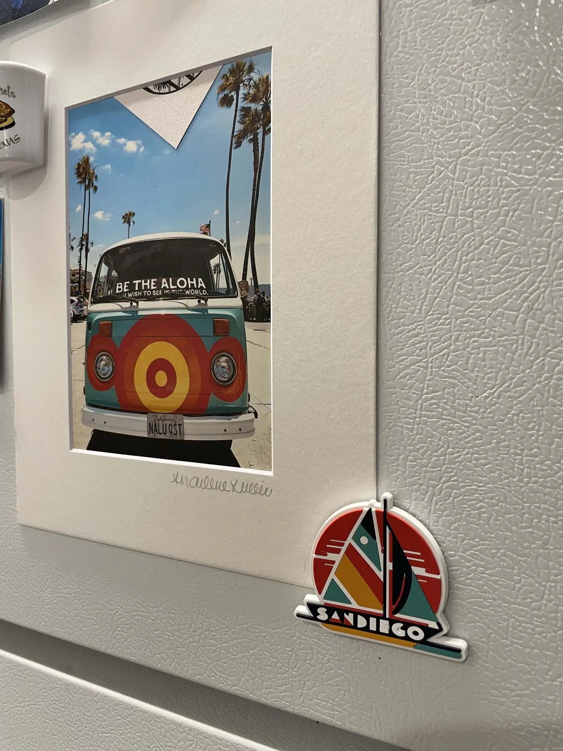 Vagabond Heart San Diego magnet 51x64 mm