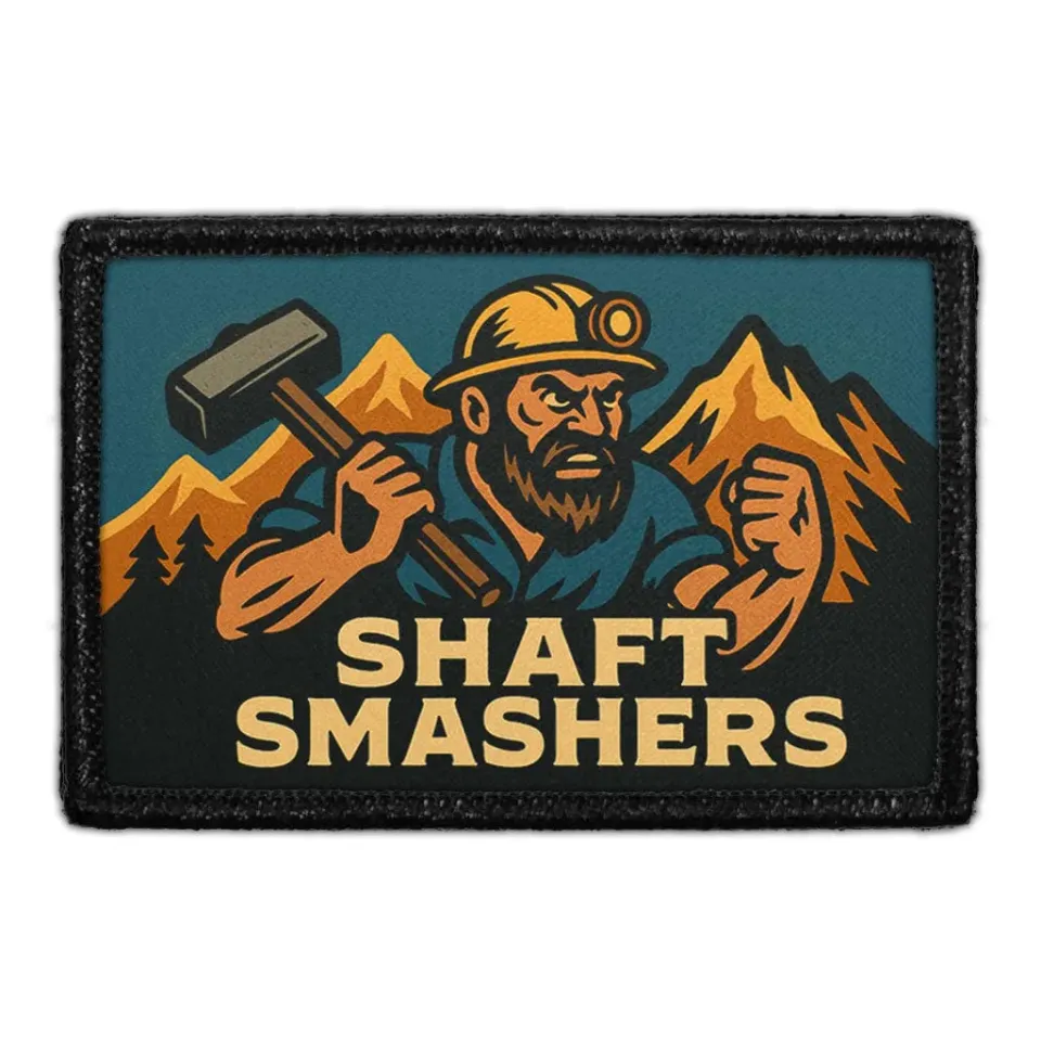 Pull Patch Shaft Smashers patch velcro 7,6x5,1 cm