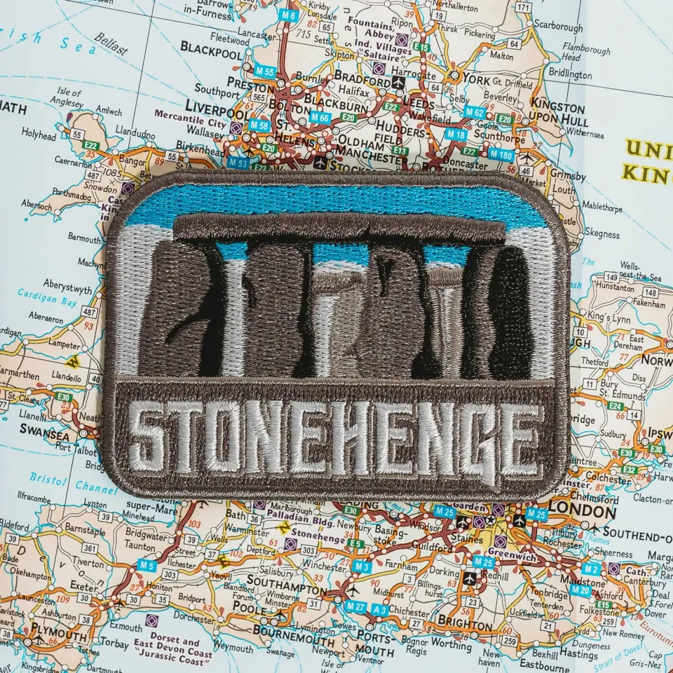 Vagabond Heart Stonehenge strygemærke monument