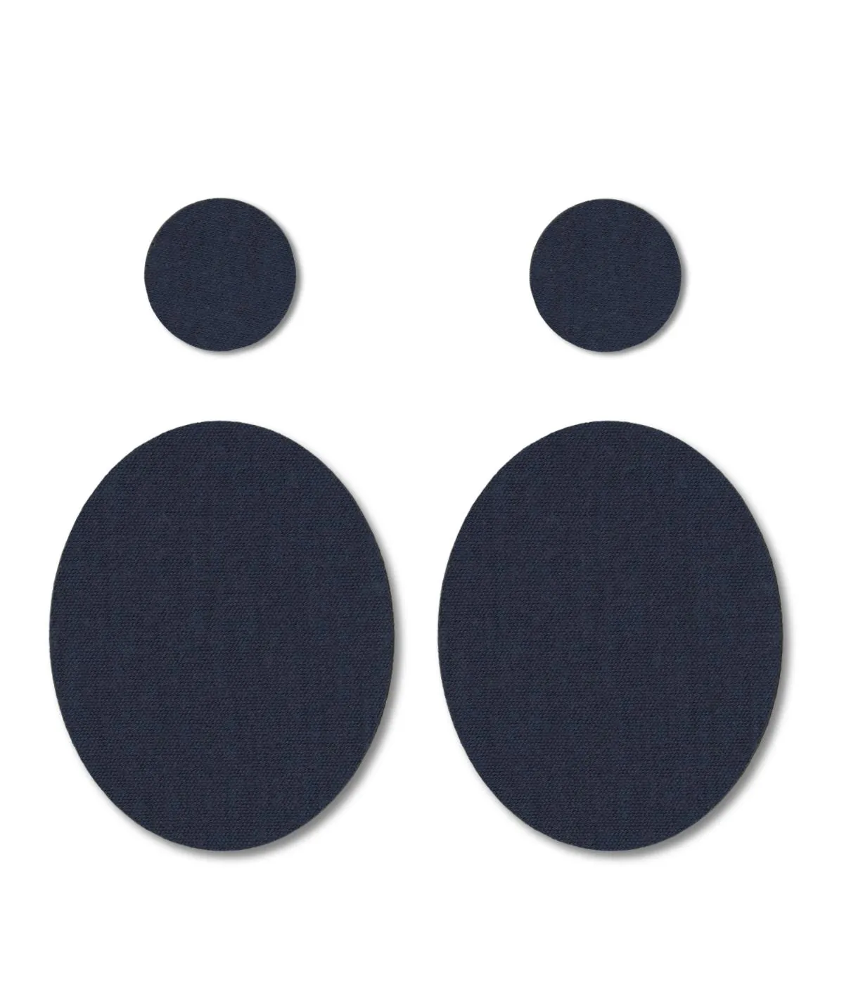 FabPatch Merino Navy reparationslapper 4-pak uld