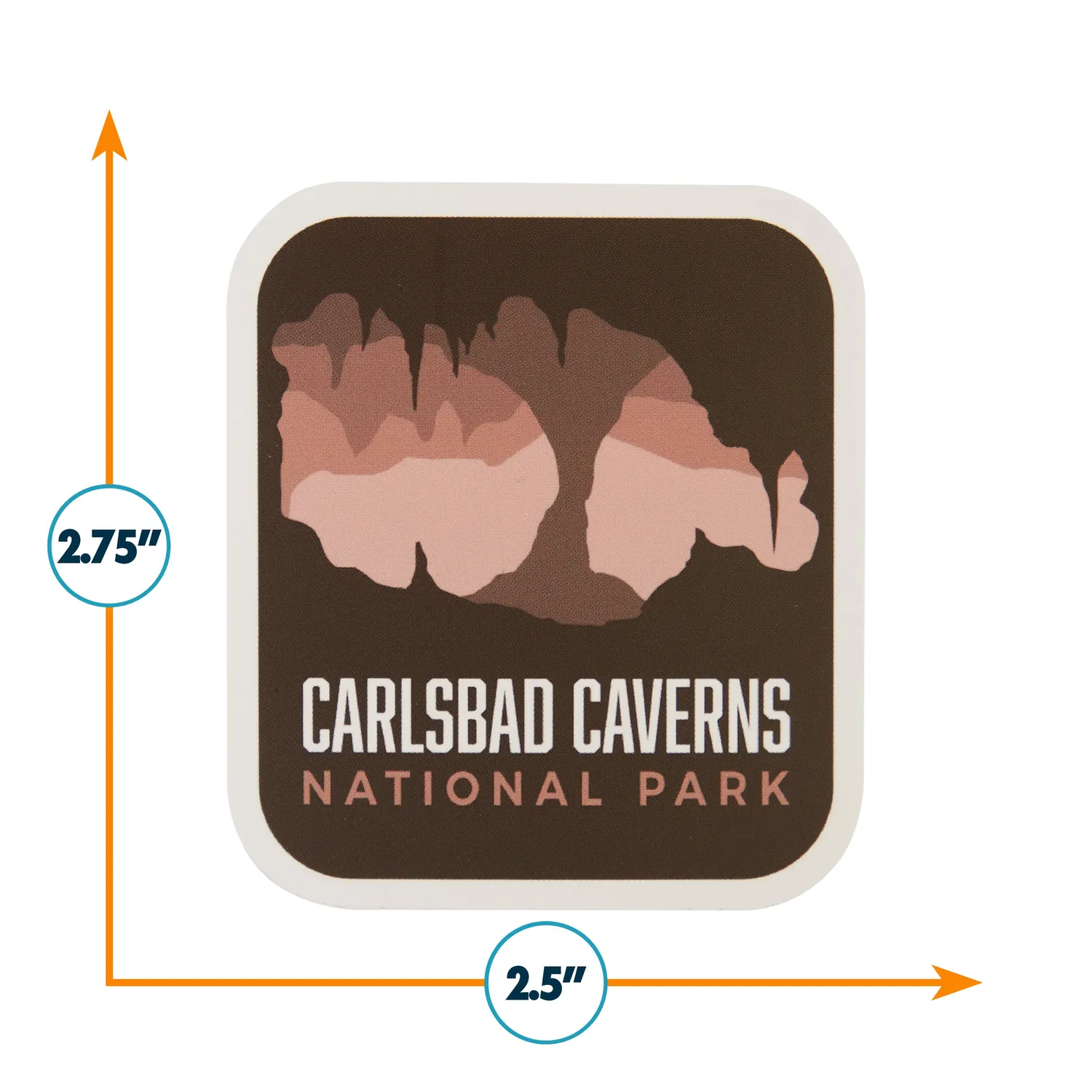 Vagabond Heart Carlsbad Caverns klistermærke vinyl