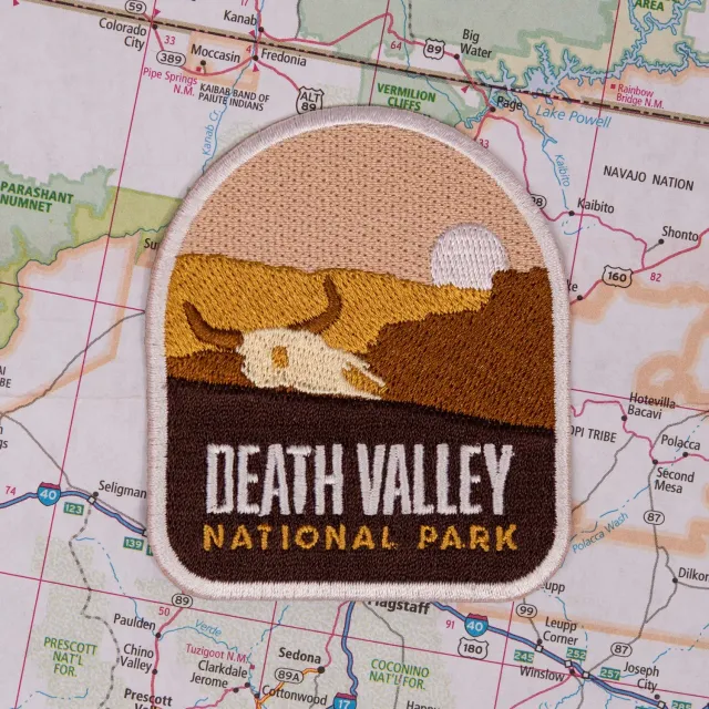 Vagabond Heart Death Valley strygemærke broderet