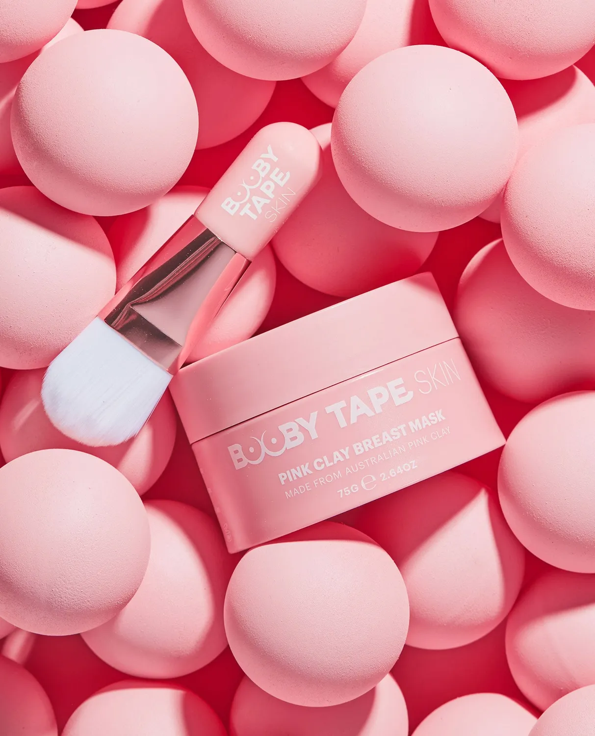 Booby Tape Pink Clay Breast Mask lermaske detox