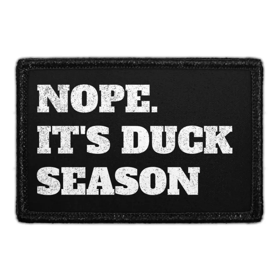 Pull Patch Duck Season patch med velcro til jæger